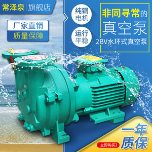 2BV系列水环式真空高压泵抽气泵工业蒸汽水分离泵2060/2070真空泵