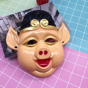 猪八戒恶搞孙悟空面具西游记六一儿童节表演卡通搞笑成人全脸舞会