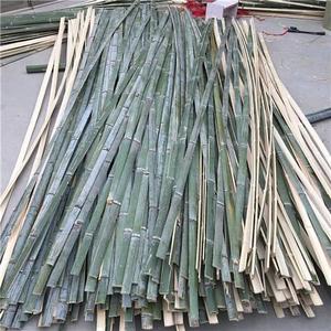 竹片竹坯手工竹料长条竹条龙骨拱棚支架大棚围栏竹片子毛竹批农用