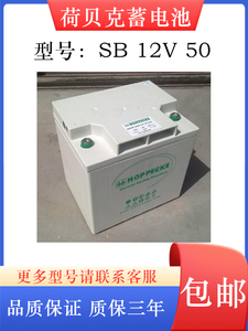 HOPPECKE荷贝克蓄电池SB12V100AH50AH60AH80AH110A直流屏专用电池