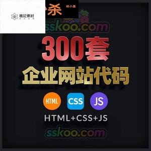 企业官网宣传人个网站网页H5前端开发源代码HTML CSS JS整站模板