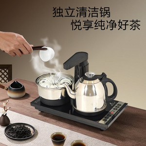 全自动上水电热水壶自动加水烧水壶茶台一体机抽水泡茶专用嵌入式