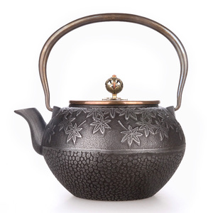 生铁壶铸铁茶壶老铁壶手工家用烧水壶新中式软装样板房摆件饰品壶