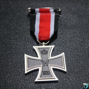 铁十字徽章勋章二战德军勋章胸针德国铁十字徽章挂件骑士项链吊坠