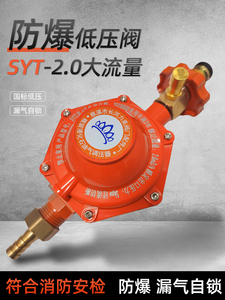 新国标SYT2.0商用低压阀防爆减压阀液化气瓶装家用煤气安全自闭阀
