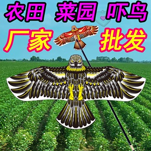 【厂家直销】新款老鹰雄鹰风筝平鹰前杆鹰儿童卡通玩具田园吓驱鸟