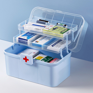 医药箱宿舍家庭大容量医用急救箱全套多层药品应急收纳家用手提箱
