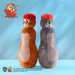 猫和老鼠趣味创意汽水瓶毛绒玩具蠢萌公仔玩偶搞怪变形棉花娃娃
