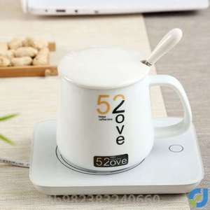 神器牛奶杯快速热面膜家用热茶恒温?加热器热水垫自动底保温智能