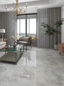 广东佛山瓷砖地砖800800客厅防滑灰色通体大理石地板砖磁砖8080
