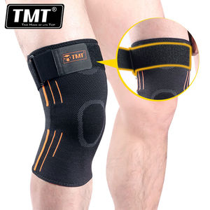 TMT护膝盖运动男女篮球跑步薄款半月板损伤装备健身护具两只装L【