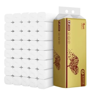 28 Rolls Coreless 4 Layers Toilet Paper Towel Tissue Roll