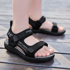 泰兰尼斯官方旗舰喜得龙男童鞋子中大童夏季户外运动防滑儿童凉鞋