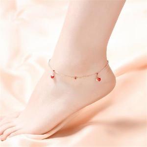 Silver margin Mei S925 sterling Silver Little Red Heart Love