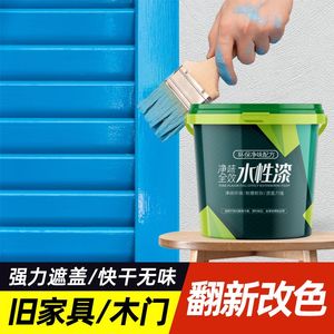 水性漆木器漆旧家具翻新改色门木头木漆白漆清漆油漆家用自刷涂料