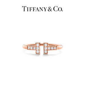 Tiffany 蒂芙尼 Tiffany T 系列 镶钻线圈戒指