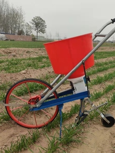 农用人力手推撒肥机施肥机车施肥追肥播种神器工具化肥篓
