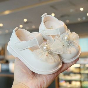 基诺浦公主鞋女宝宝秋洋气婴儿软底学步鞋小童韩版单鞋皮鞋2-3春1