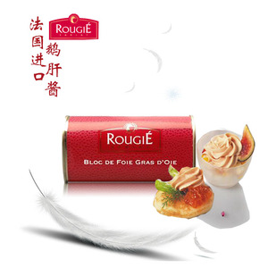 代购法国进口 ROUGIE 禄吉禄吉露杰路杰鹅肝酱100%纯度/210g罐