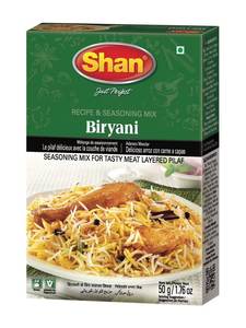 pakistan food shan biryani masala 比亚尼炒饭咖喱粉 50g玛莎拉