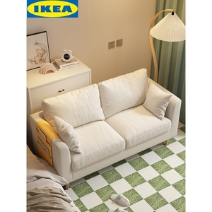 IKEA宜家沙发出租房屋卧室服装店简易公寓客厅网红双人三人布艺小