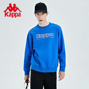 Kappa卡帕套头衫2023新款男春季运动卫衣休闲针织衫长袖内搭外套