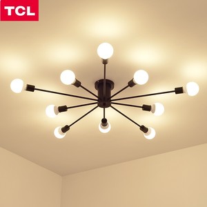 TCL照明新款北欧大气卧室吸顶灯现代简约LED书房客厅灯创意个性家