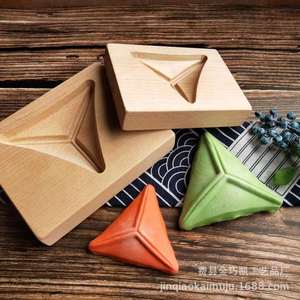木制烘焙模具青团模木质DIY清明果糖包糯米果 糍粑团子糖三角