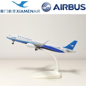 【厦航首架】空客A321neo合金带轮飞机模型摆件20厘米纪念品收藏