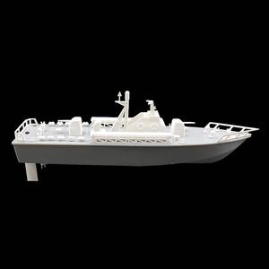 塑料拼装海豹一号电动鱼雷快艇模型儿童益智拼装玩具舰船