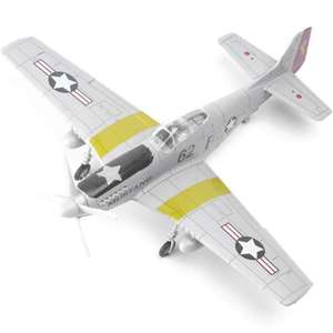 模型小151飞机乐加航模野马-厂家礼品48二战4DP拼装玩具