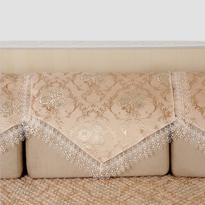 欧式沙发靠背巾蕾丝沙发扶手巾布艺防尘罩全盖四季通用防滑沙发垫