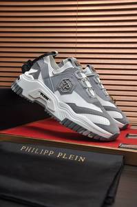 法国Philipp Plein/菲利普.普兰 系带运动网布鞋男鞋厚底休闲鞋