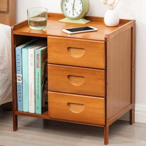 IKEA宜家床头柜简约现代小型置物架子轻奢卧室床边非实木简易款储