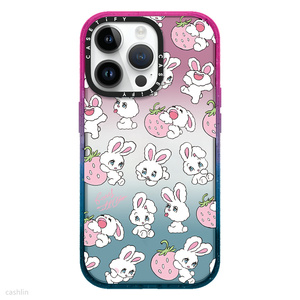 CASETi棉花糖色联名foxy第二弹粉色草莓兔子15Pro适用于iPhone14ProMax苹果13网红12Pro手机壳11防摔保护硬壳