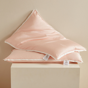 日本无印良品高端真丝蚕丝枕头超低枕柔软丝滑助眠枕芯不塌陷变形