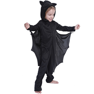 跨境万圣节中性儿童连体裤动物蝙蝠装造型装cos服童装舞台演出服