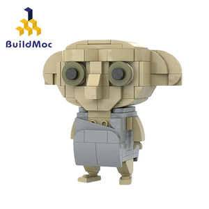 BuildMOC拼装积木玩具哈里波特家养小精灵多比仆人生物方头人仔