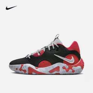 耐克Nike PG 6保罗乔治6代黑红低帮气垫实战男子篮球鞋DH8447-003
