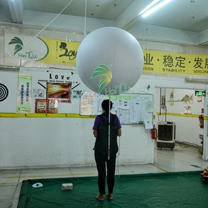 厂家直销展销专用支架球发光充气球PVC路引灯光广告球LED背包球