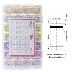 2800个28种 1206 0.5W 2V-39V 齐纳管包 LL34贴片稳压二极管套装