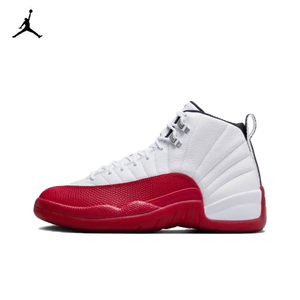 耐克男鞋Air Jordan 12 Retro AJ12白红复古缓震篮球鞋运动鞋女鞋