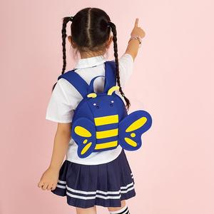 韩版卡通幼儿园小书包可爱蜜蜂男女宝宝背包旅行零食包外贸双肩包