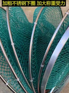 手工编织鱼护小眼胶丝线高端鱼护网兜防挂速干黑坑鱼库渔护装鱼网
