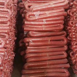 耐高温300度风管红色高温管矽胶管硅胶风管热风管耐高温排风管