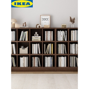 IKEA宜家乐客厅书架置物架落地靠墙柜子储物柜简易收纳柜架子格子