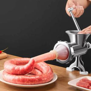 打糍粑辣椒粉碎机剁辣椒酱搅碎机器手动绞肉机家用灌香肠碎肉机
