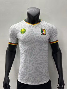 球员版2425喀麦隆球衣二客短袖足球服队服 football jersey shirt