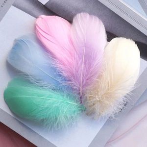 100pcs/bag Colorful Feathers Gift Packing Material Box