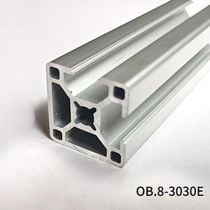 ()3030E工业铝挤型材料铝合金型材30铝材定做机器框架鱼缸架子工